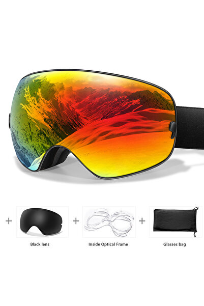 Choice نظارات تزلج SA2-LS1-OA للرياضات الخارجية للمراهقين والرجال والنساء - م...