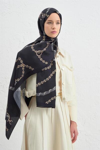 Armine Silk Chain Shawl 2 08