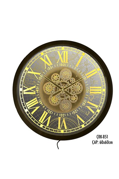 Galaxy ÇARKLI - IŞIKLI DEKORATİF DUVAR SAATİ