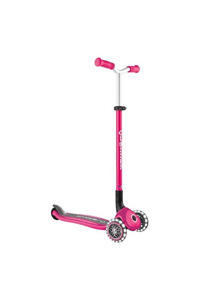 Globber Master Işıklı Katlanabilir Scooter - Fuşya 663-110