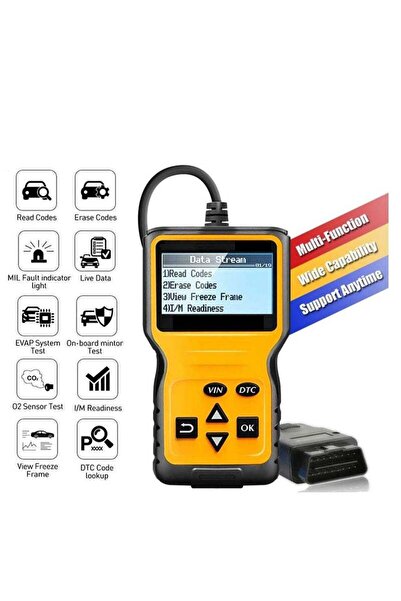 COOYA Car Trouble Code Reader, Easily Check Engine Light Errors,with LCD display,for All Cars
