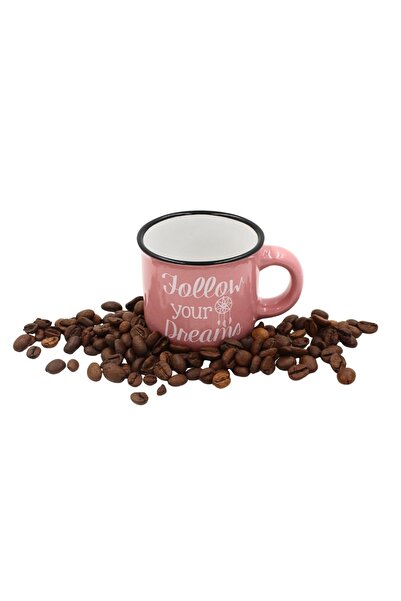 Nekupto Espresso Cup 80 ml, Ceramic, – “Follow Your Dreams”