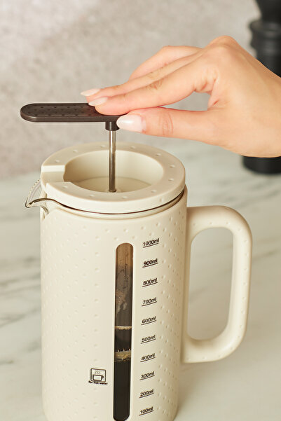 Karaca Vini French Press 1000 ml Cream