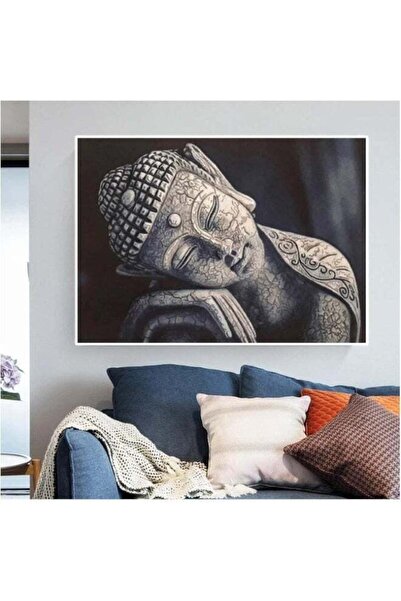 Emoda home Trove لوحة فنية تجريدية على شكل تمثال بوذا من بلامك، لوحة فنية على...