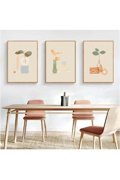 Emoda home Trove لوحات فنية جدارية نباتية ومزهرية، رسومات نباتية تجريدية، ملص...