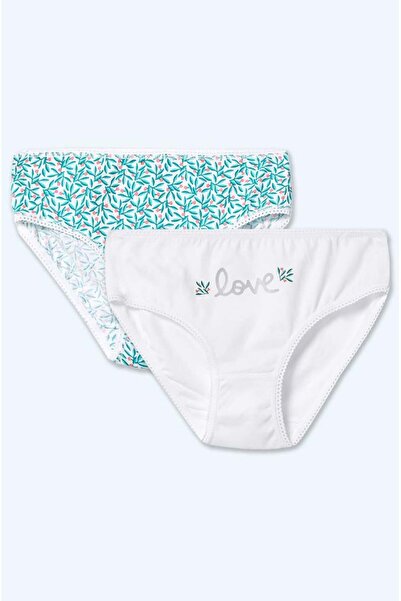 Brix Chiloți dubli pentru fete Culoare verde deschis