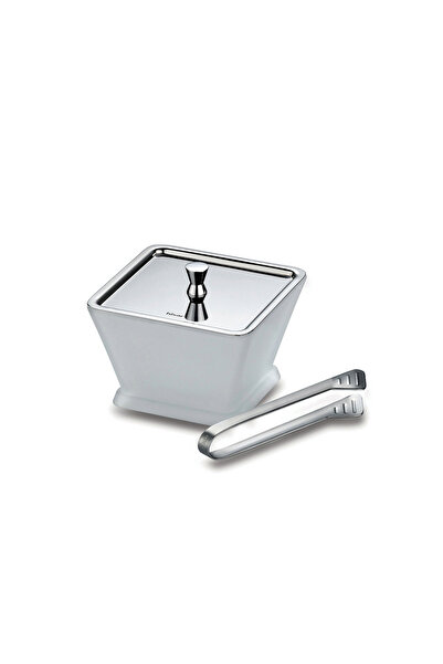 Hisar Florida Çelik Kapaklı Kare Cam Şekerlik Takımı