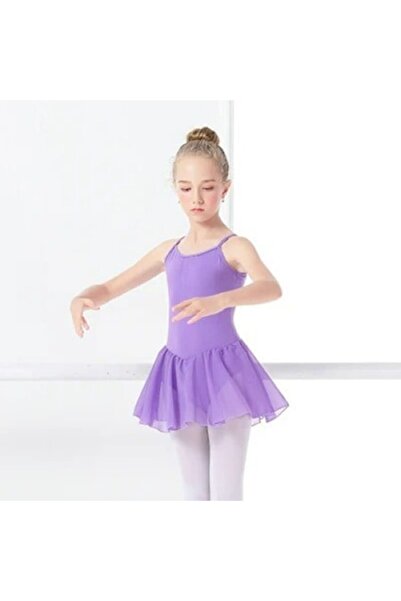 Mixbo Costum pentru dans/gimnastica Mixbo, body cu fustita si capse, model ma...