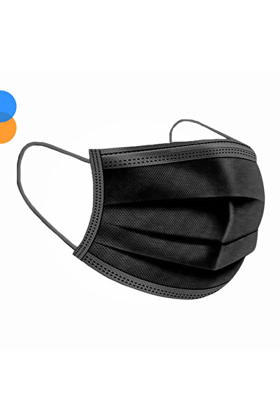 İPEKYOLU Medikal Tek Kullanımlık Maske 3 Katlı Telli Meltblown Filtreli 50'li...