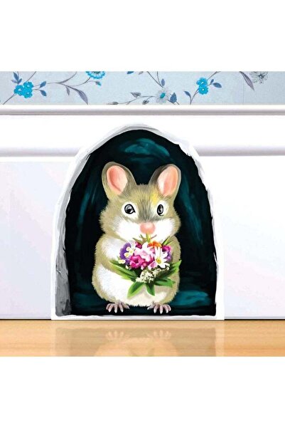 Emoda home Trove Adorable Mouse Wall Sticker