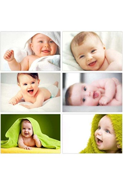 Emoda home Trove مجموعة من 6 ملصقات أطفال لطيفة، ملصق للنساء الحوامل، ملصق حا...