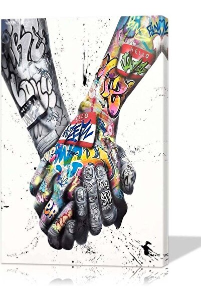 Emoda home Trove لوحة فنية جدارية من القماش الملون لتزيين الشوارع لغرفة النوم...