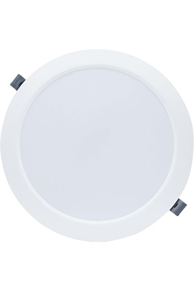 Duravel لوحة سقف دائرية LED فائقة السطوع 20 وات، مقاس 9 بوصات، إضاءة سفلية فائقة النحافة مسطحة