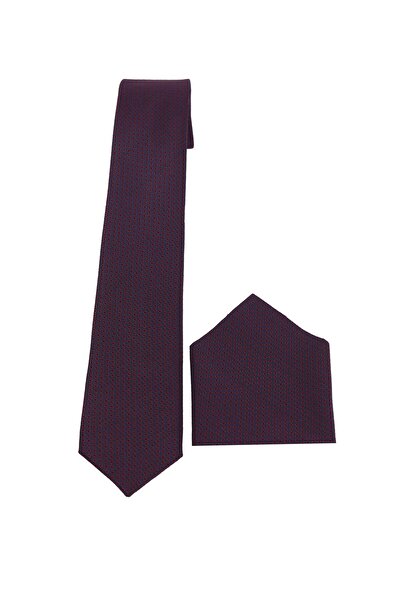 Tudors Patterned Classic Men's Tie with Pocket Handkerchief