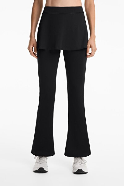 Oysho Comfortlux high rise flare trousers with skirt