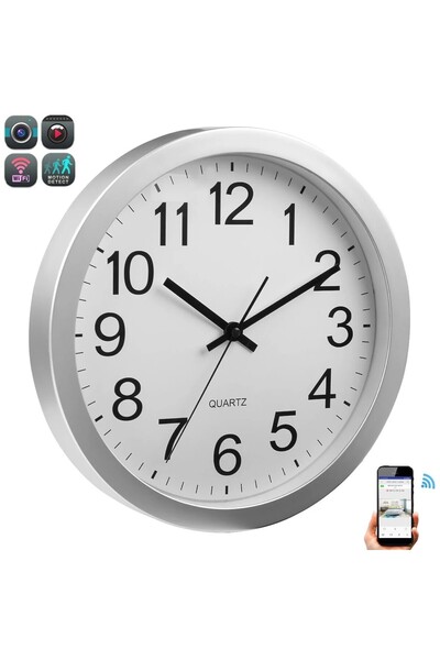OEM WIFI Spy Camera, MCPAG02 Hidden in Wall Clock, Full HD, Audio-Video