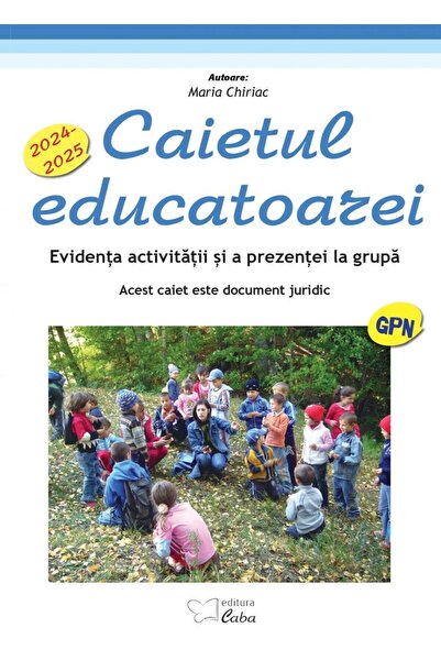 Editura Caba Caietul educatoarei pentru gradinite cu program no