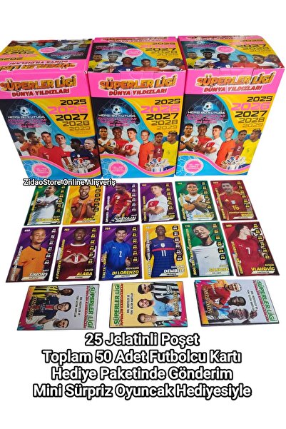 Emrah Gültekin بطاقات Super League World Stars 50، 25 حزمة للموسم الجديد أحدث...