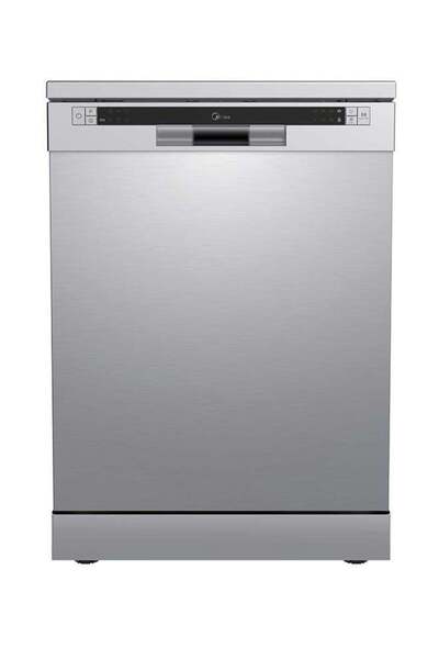 Midea Dish Washer 12 Place Settings 7 Programs Half Load Delay Child Lock Color Silver