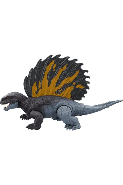 mattel Jurassic World Strike Attack Dinosaur Figure Edaphosaurus with Movable Joints & Single Strike Featur