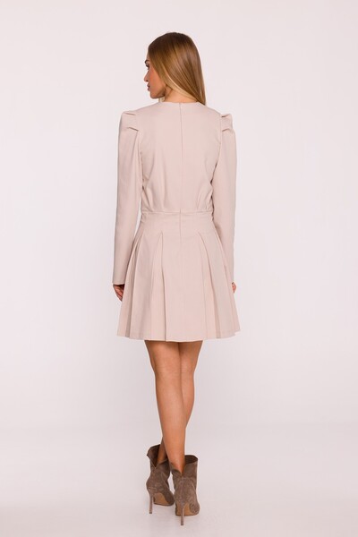 Made of Emotion Flared dress with deep pleats