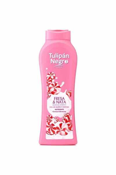 tulipan NEGRO GEL DUS 650ML FRESA&NATA