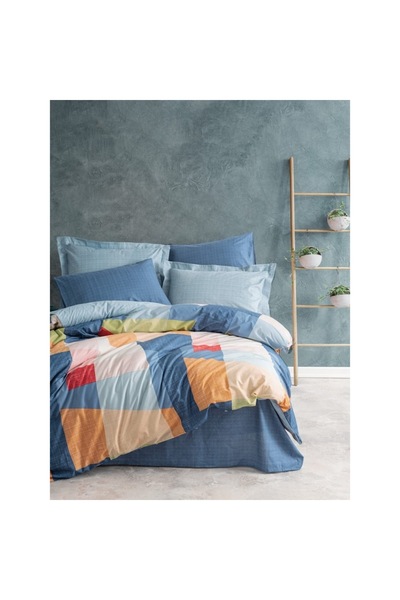 Cotton Box Lenjerie de pat dublu, 4 Piese, bumbac 100%, Cottonbox, model Modern