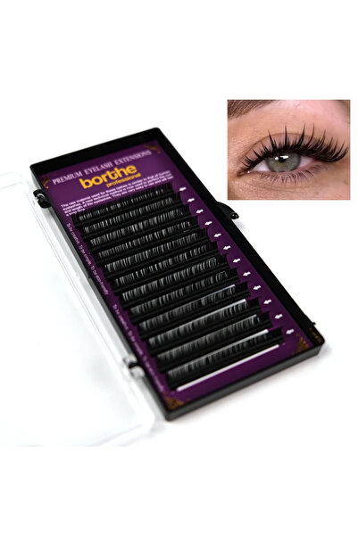 Borthe Professional Professional Borthe Ipek Kirpik 0.07 C Kıvrım 13 mm Uzunluk