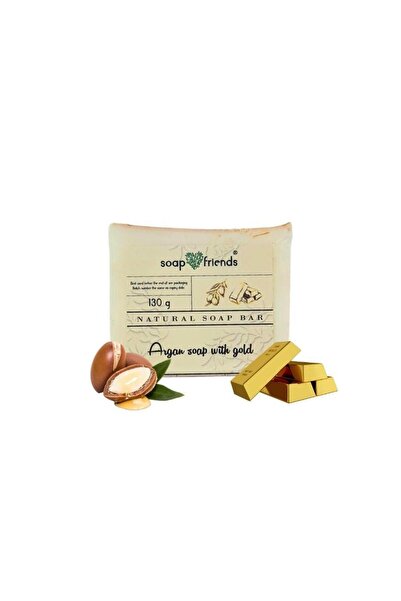 Soap&Friends Gold Soap Bar with Organic Glycerine and Argan Oil (130 g) | Han...