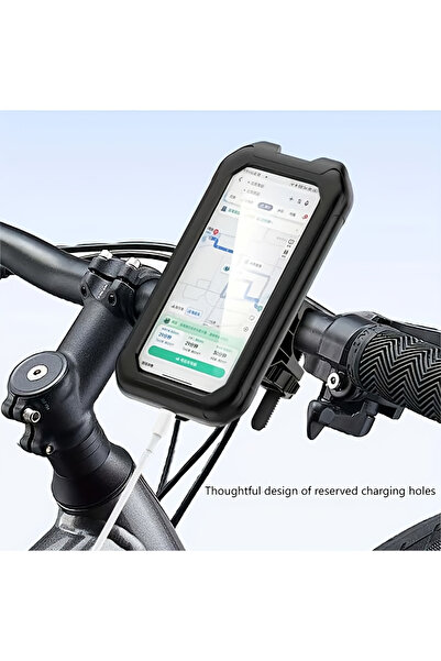 FIXATO Suport telefon mobil rotativ la 360°, impermeabil, pentru bicicletă el...