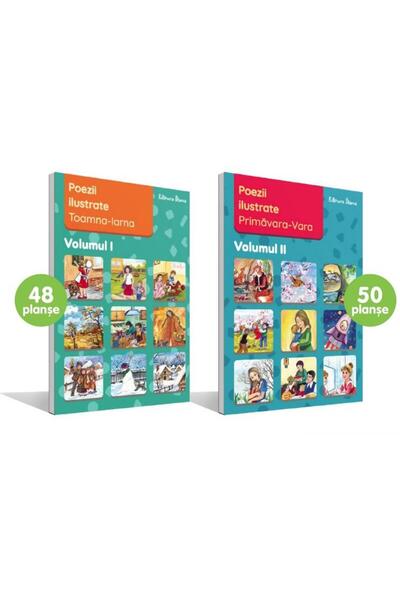 Editura Diana Pachet 2 mape Poezii ilustrate, editie revizuita