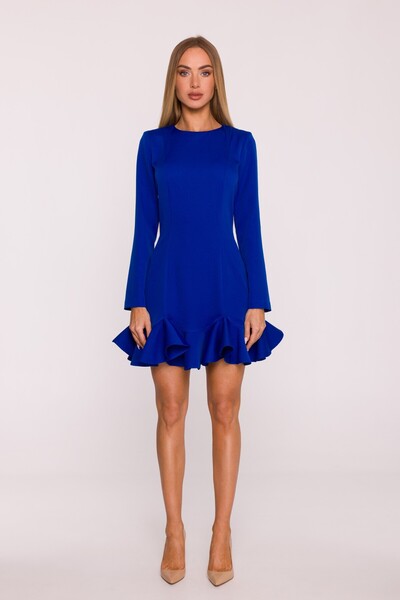 Made of Emotion Mini dress with ruffles at the bottom