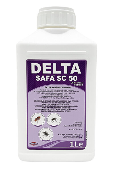 Safa Tarım Delta Safa Sc 50 1 Litre Süspansiyon Konsantre - Karasinek, Sivris...