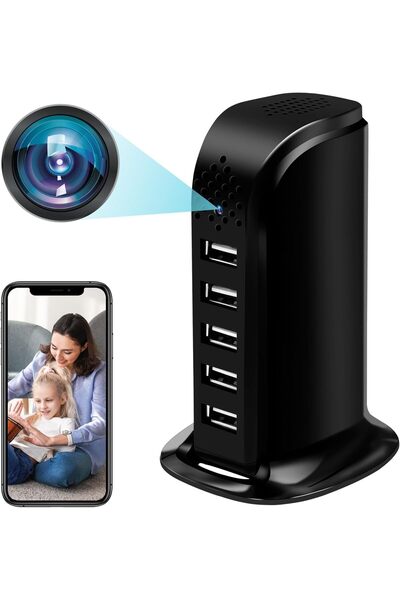 OEM WIFI Spy Camera, HUB5 Hidden in USB HUB with 5 Ports, Full HD, Audio-Video