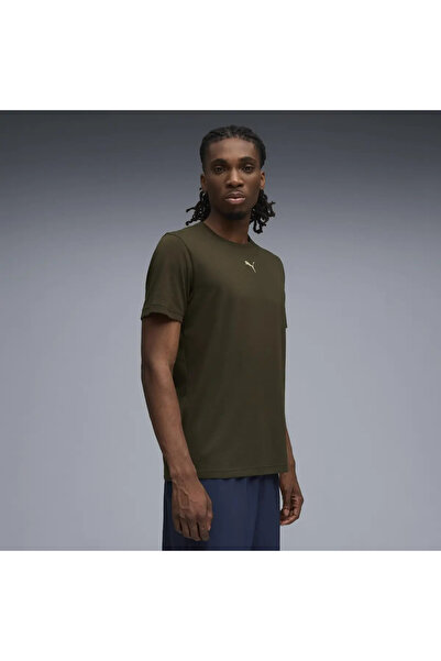 Puma M GRAPHIC ILLUSTRATED TEE Yeşil Erkek T-Shirt