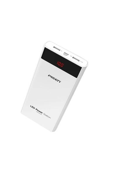 Sofia Concept External Battery PISEN LED 20000mAh, Power Bank Type C, White
