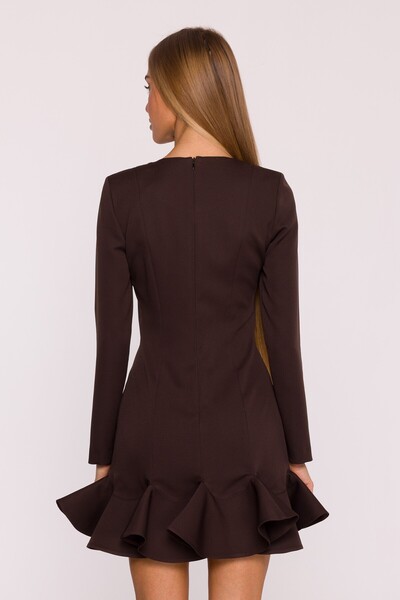 Made of Emotion Mini dress with ruffles at the bottom