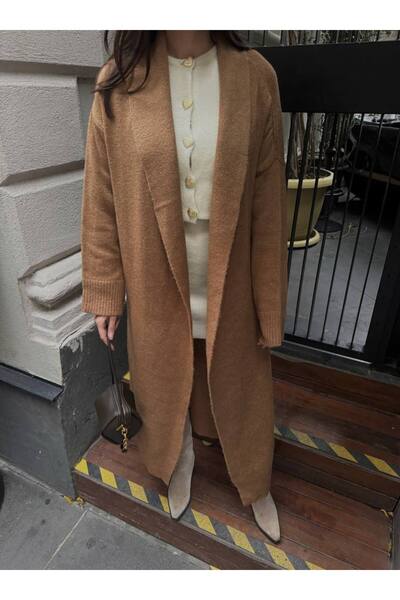 Lamierra Shawl Collar Soft Long Knitwear Cardigan