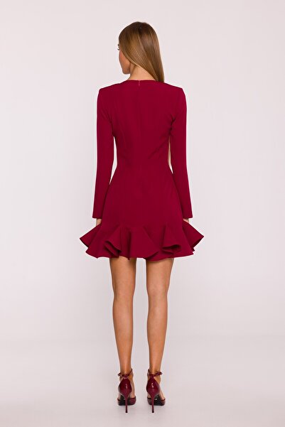 Made of Emotion Mini dress with ruffles at the bottom