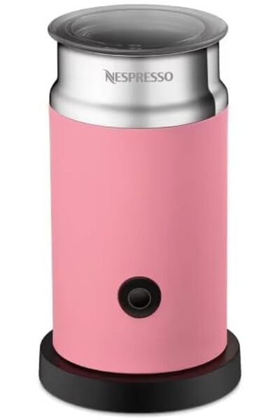 Nespresso Limited Edition Aeroccino 3 Milk Frother, Pink 240ml