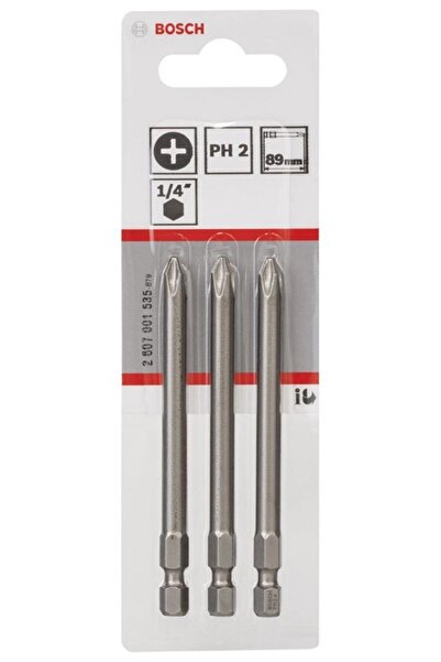 Bosch ExtraHard Vidalama Ucu PH2*89 mm 3'lü