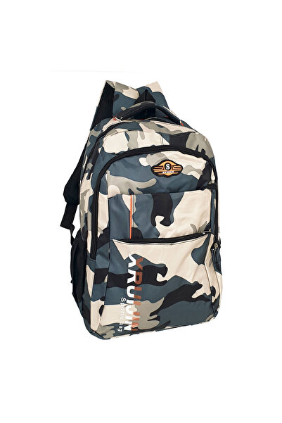 OEM Rucsac XRU gri camuflaj, 47 x 35 x 20 cm, 3 compartimente, RS23