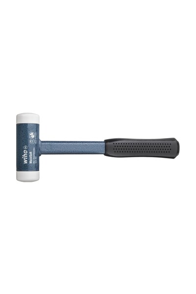 wiha ciocan cu cap dur, mâner din țeavă de oțel, 1,3 kg