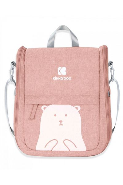 Kikka Boo Kikkaboo 2 in 1 Diaper and Crib Bag Bear Pink