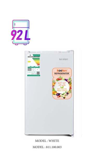 Koolen Single Door Defrost MINI Refrigerator - 3.2 ft - 92 L - Black