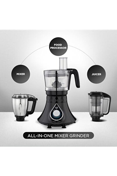 Preethi Plastic Zodiac Cosmo Mixer Grinder For Kitchen,5 Jars 750 Watt Mixie (Super Extractor Juicer