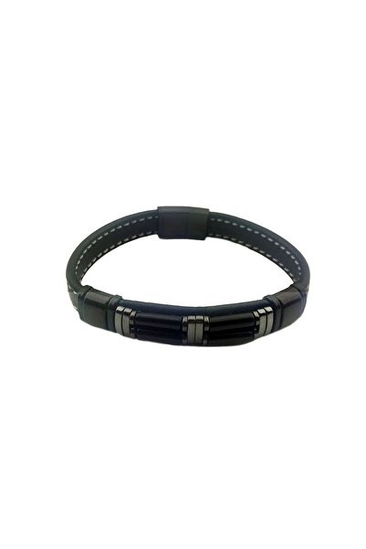 PİGADO سوار رجالي من الجلد الطبيعي من الفولاذ المقاوم للصدأ 316L