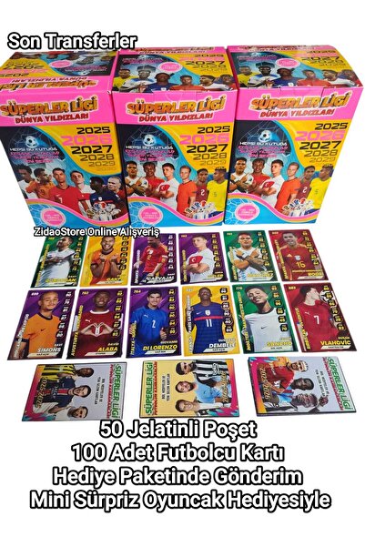 Emrah Gültekin بطاقات Super League World Stars 100، 50 حزمة من أحدث الصفقات ل...