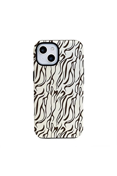 OEM Carcasă de telefon pentru iPhone 14, model zebră, protecție colțuri telef...