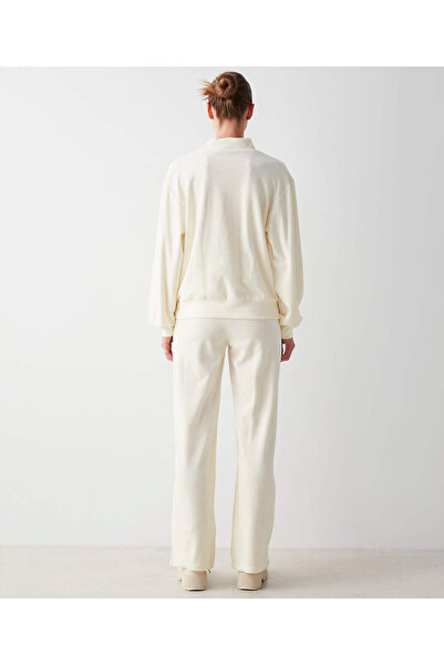 İpekyol Γυναικείο φούτερ εκρού